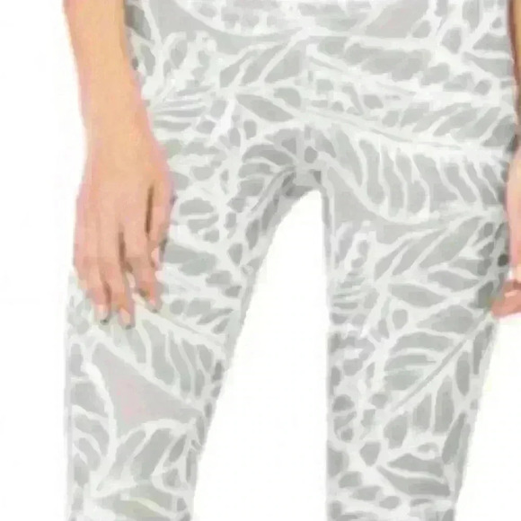 Alo Pants - Alo Grey Palm Full Length leggings EUC size M